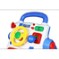 Activity Learning Walking 4-wheel Plastic Cart 2 In 1 Multifunctional Push Stroller Musical Happy Baby Walker image