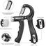 Adjustable Hand Grips Strengthener With Monitor (Big Size) - 1 Pcs- (Multicolor) image