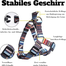 Adjustable Large Breed Dog Body Harness and Leash image