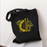 Aesthetic Canvas Tote Bag For Women With Zipper image