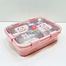 Airtight 3 Part Stainless Steel Tiffin Box Food Container image