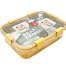 Airtight 3 Part Stainless Steel Tiffin Box Food Container image