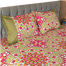 Allora Alpana Print Bedsheet Magenta image