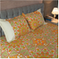 Allora Alpana Print Bedsheet - Orange image