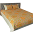 Allora Alpana Print Bedsheet - Orange image