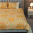 Allora Alpana Print Bedsheet - Orange image