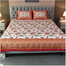 Allora Blossom Dreams Print Bed Sheet – Persian Red image