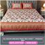 Allora Blossom Dreams Print Bed Sheet – Persian Red image