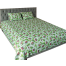 Allora China Rose Print Bed Sheet – Green image