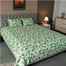 Allora China Rose Print Bed Sheet – Green image