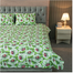 Allora China Rose Print Bed Sheet – Green image