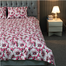 Allora ‍ৃChina Rose Print Bed Sheet – Pink image