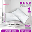 Allora Microfiber Head Pillow 18x28 Inch image