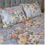 Allora Monsoon Blooms Print Bedsheet- Heather Blue image