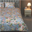 Allora Monsoon Blooms Print Bedsheet- Heather Blue image