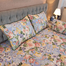 Allora Monsoon Blooms – Heather Blue Comforter Set (5Pcs) image