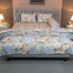 Allora Monsoon Blooms – Heather Blue Comforter Set (5Pcs) image