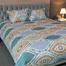 Allora Printed Bedsheet – Golden image