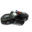 1:32 Scale Rescue Police Toy Car and Ambulance With Auto Music Gift For Children(metal_police_c_black_411) image