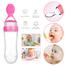 Alpha Baby Spoon Bottle Cereal Food Feeder - Pink image