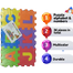 Alphabet and Numbers Foam Puzzle Mat For Kids A to Z Letters and 0 to 9 Numbers image