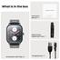 Amazfit Pop 3S Calling 1.96 Inch HD AMOLED Smart Watch ( Metallic Strap ) - Black image