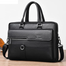 Amsburg Laptop Leather Bag Business Bag - Black image