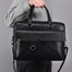Amsburg Laptop Leather Bag Business Bag - Black image