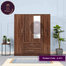 Andormahal Classic (made of Melamine Laminated Board) 4 part Large Almirah image