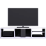 Andormahal Excellent Stylish TV Cabinet (Medium) Made Of Melamine Laminated Board image