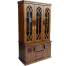 Andormahal Furniture Classic Three Door Showcase Made of MDF Board image