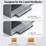 Anker 547 USB-C Hub (7-in-2, For MacBook) Gray image