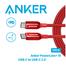 Anker PowerLine III USB-C to USB-C 2.0 Cable 6ft- Red image