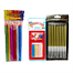 Anniversary Party Decoration Combo Pack With 3 Types Of Candle, 6 Pcs Party Sparkle Candle, 2 Pcs Party Popper, 2 Pcs Party Spray, Foil Balloon Banner, 5 Colour 100 Pcs Balloons With 1 Pcs Balloons Pamper (anniversary_combo1) Anniversary image