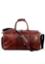 Antique Maroon Oil Pull Up Leather Duffel Bag SB-TB303 image
