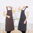 Apron Chef Waiter Kitchen Cooking Pockets Women Apron -1pcs image