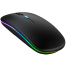 Aptech Wireless Rechargeable Silent and Bluetooth RGB Mouse image