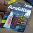 Araldite Adhesive Black Plus White 20gm Standard Araldite Epoxy Glue Use For Plastic Rubber Ceramic Wood Glass Metal Concrete image