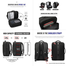 Arctic Hunter B00350 Expandable Multifunction Computer Travel Backpack image