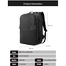 Arctic Hunter B00382 2 in 1 - 17 Inch Detachable Laptop Backpack (Black) image