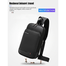 Arctic Hunter XB00113 Waterproof Crossbody Side Bag for Men image