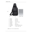 Arctic Hunter XB00526 Tough Men Series Water-Resistant Crossbody Sling Bag image