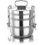 Arihant's Stainless Steel Traditional Four Compartment Tiffin Box image
