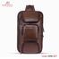 Armadea 5G 2 in 1 Crossbody Backpack For Document And Mini Laptop Carry Chocolate image