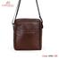 Armadea Biker Bag with Genuine Leather (Mini ) Chocolate image