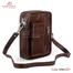 Armadea Exclusive Mobile Pocket with Messenger Bag Chocolate image