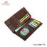 Armadea Long Wallet With Mini Coin Pocket Chocolate image