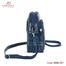 Armadea Mini 3 Chamber Biker Waist Bag with Belt Blue image