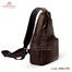 Armadea Unisex Crossbody Fashion Backpack Chocolate image