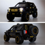 Army Jeep Diecast Alloy Metal Model Collection Car With Light And Music. Heavy Weighted, Big Size, All Door Openable (metal_armyjeep_cz23a_bk) Black image